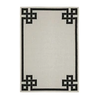 Covington Home Trieste Classic Bordered Indoor Outdoor Rectangular Area Rug