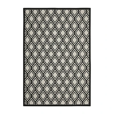 Covington Home Trieste Double Diamond Indoor Outdoor Rectangular Area Rug