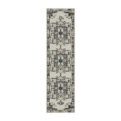 Covington Home Trieste Vintage Medallion Indoor Outdoor Rectangular Runner