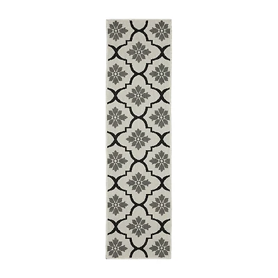 Covington Home Trieste Moroccan Lattice Geometric Indoor Outdoor Rectangular Runner