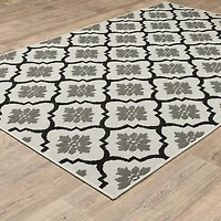 Covington Home Trieste Moroccan Lattice Geometric Indoor Outdoor Rectangular Area Rug