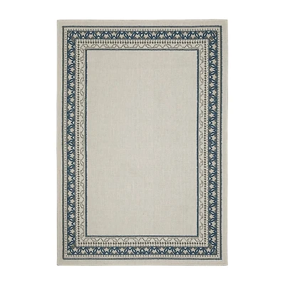 Covington Home Trieste Vintage Bordered Indoor Outdoor Rectangular Area Rug