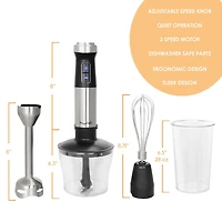 MegaChef 2-Speed Immersion Blender
