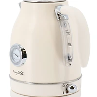 Megachef 7-Cup Stainless Steel Electric Kettle and 2-Slice Toaster Combo Set
