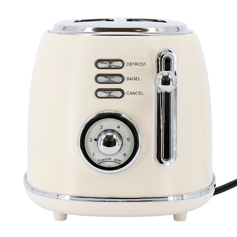 Megachef 7-Cup Stainless Steel Electric Kettle and 2-Slice Toaster Combo Set