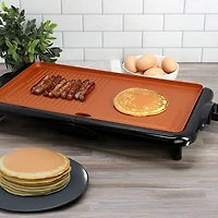 Megachef 19in. Electric Grill/Griddle with Copper Coating