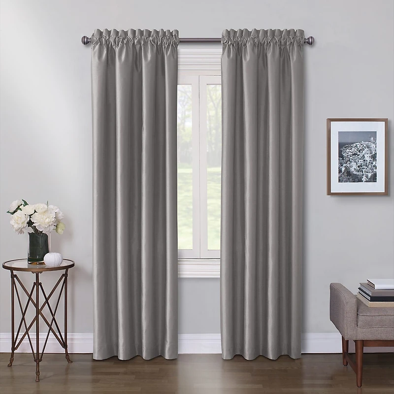 Max Blackout Mystique Rod Pocket 100% Single Curtain Panel