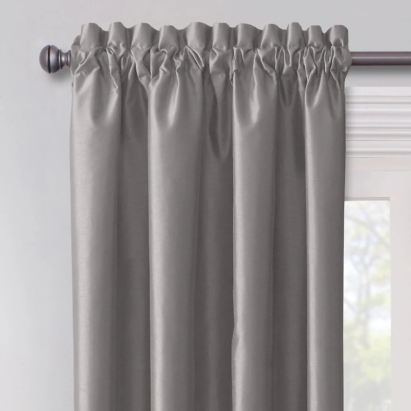 Max Blackout Mystique Rod Pocket 100% Single Curtain Panel