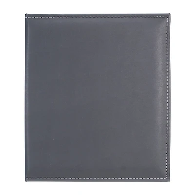 Malden 3-Ring Slate Gray Magnetic 80 Photo Album