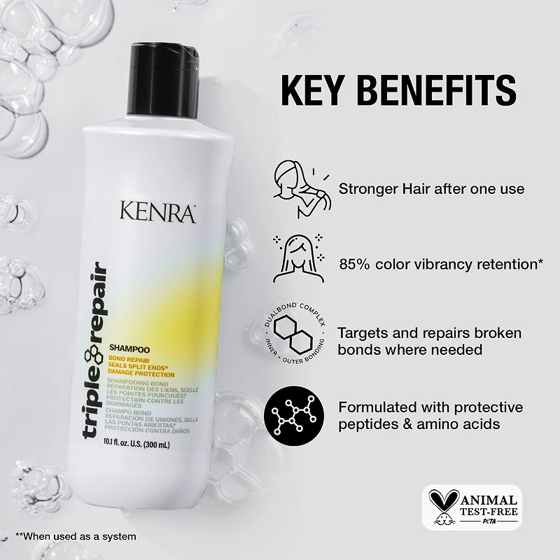 Kenra Professional Triple Repair Shampoo 10.1 oz.