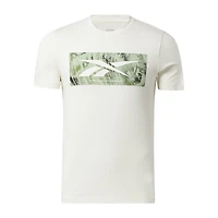 Reebok Mens Crew Neck Short Sleeve Regular Fit Graphic T-Shirt