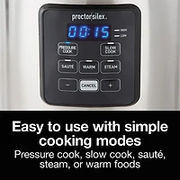 Proctor Silex Pressure Cooking 12 Cups Electric Pressure Cooker