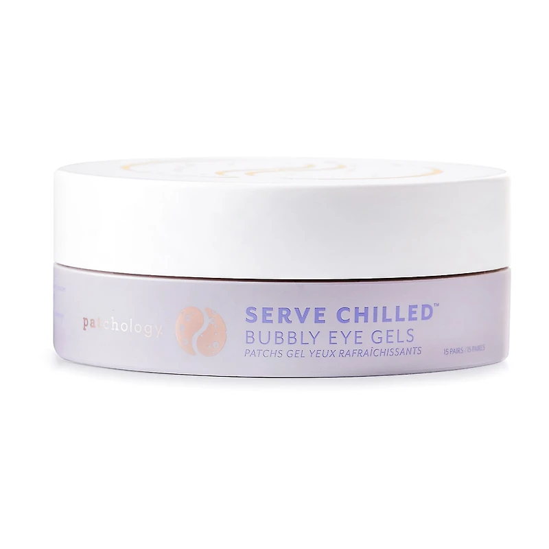 Patchology Serve Chilled Bubbly Eye Gels 15 Pair Jar