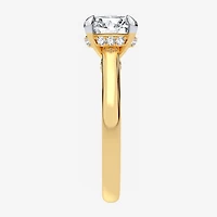 G-H / SI1-SI2) Womens CT. T.W. Lab Grown White Diamond 14K Gold Round Solitaire Engagement Ring