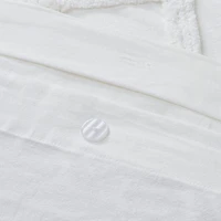 INK+IVY Mila 3 Piece Cotton Duvet Cover Set with Chenille Tufting