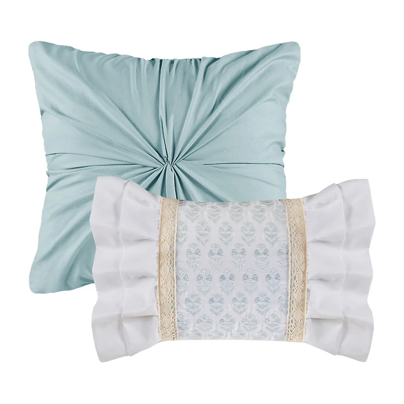 Madison Park Evian Seersucker 5-pc. Midweight Comforter Set