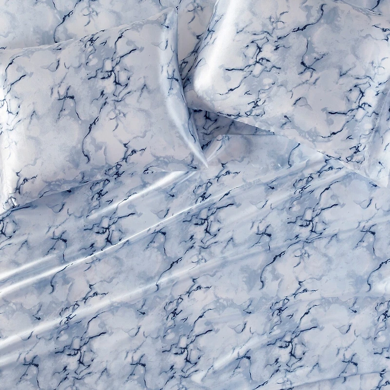 Madison Park Essentials Printed Satin Sheet Set
