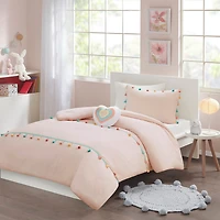 Mi Zone Kids Tanya Comforter Set with Tassel decorative pillow