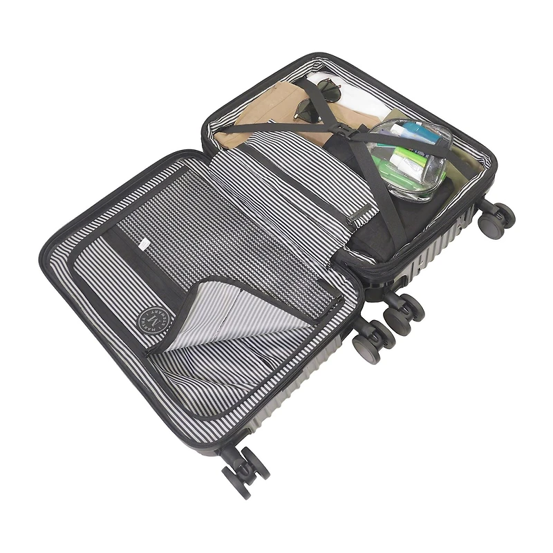 Martha Stewart The Bedford 25 Inch Hardside Expandable Checked Spinner Luggage