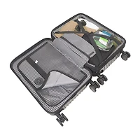 Martha Stewart The Bedford 25 Inch Hardside Expandable Checked Spinner Luggage