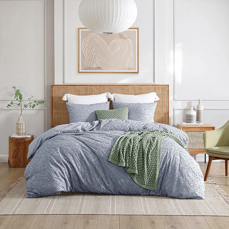 Peri Home Crochet Knit Square Throw Pillow