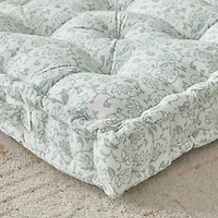 Peri Home Floor Cushion Block Floral Pillow