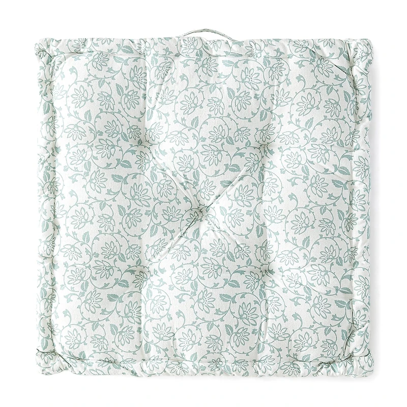 Peri Home Floor Cushion Block Floral Pillow