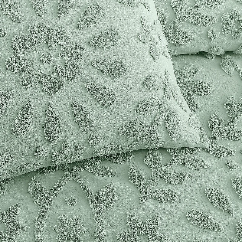 Peri Home Chenille Laurel 3-pc. Easy Care Duvet Cover Set