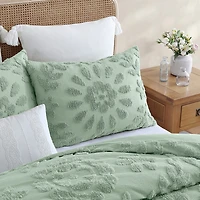 Peri Home Chenille Laurel 3-pc. Easy Care Duvet Cover Set