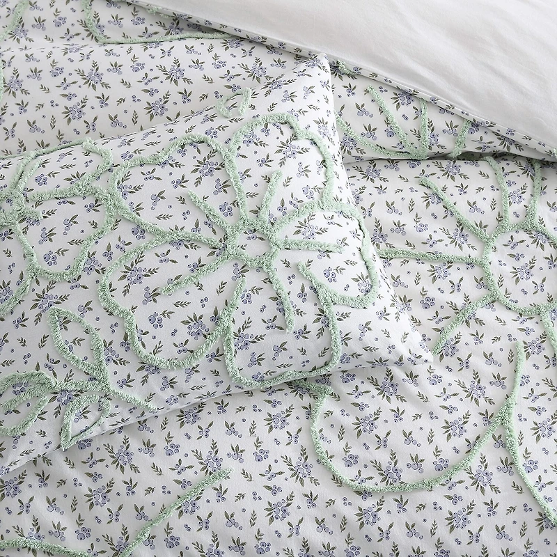 Peri Home Blueberry Chenille 3-pc. Easy Care Comforter Set