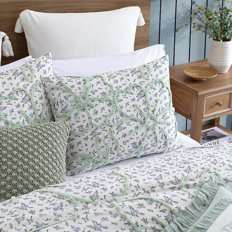 Peri Home Blueberry Chenille 3-pc. Easy Care Comforter Set