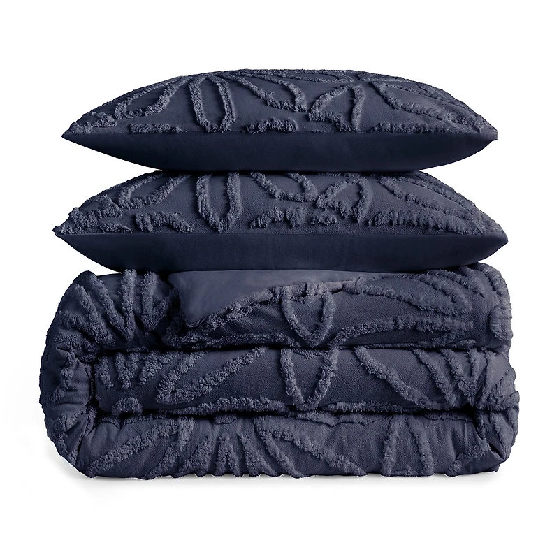 Peri Home Chenille Medallion 3-pc. Easy Care Duvet Cover Set