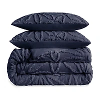 Peri Home Chenille Medallion 3-pc. Easy Care Duvet Cover Set