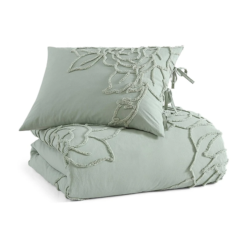Peri Home Chenille Rose 2-pc. Easy Care Comforter Set