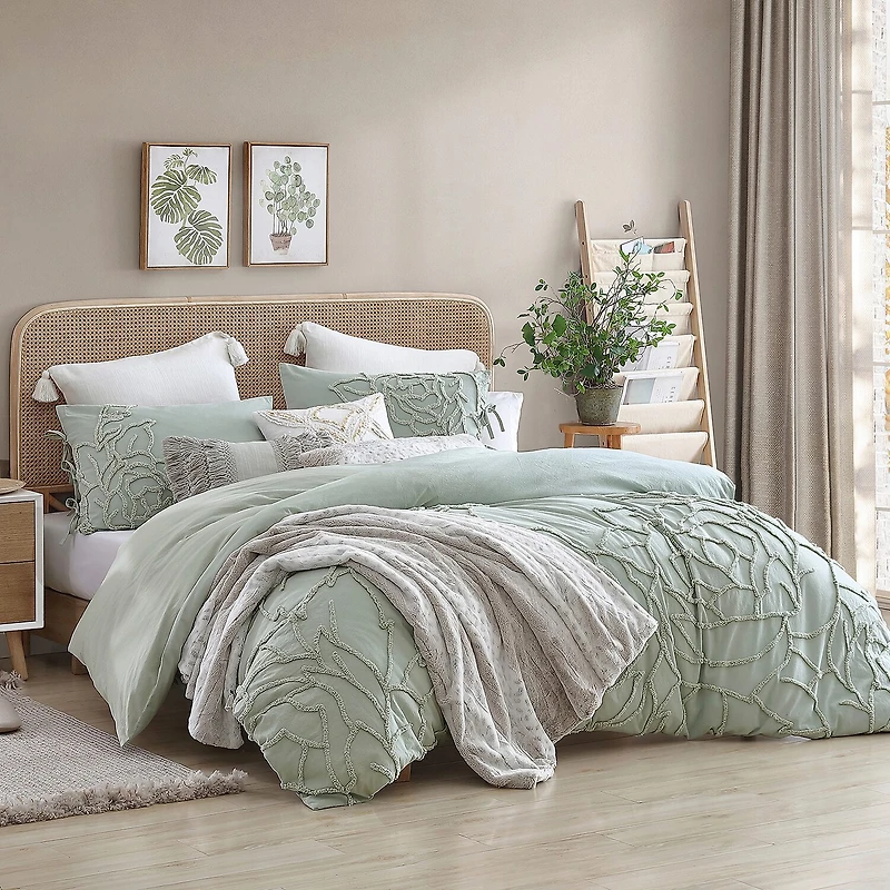 Peri Home Chenille Rose 3-pc. Easy Care Duvet Cover Set