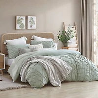 Peri Home Chenille Rose 3-pc. Easy Care Duvet Cover Set