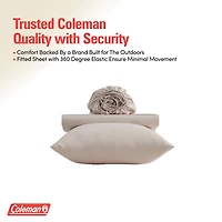 Coleman Microfiber Solid Wrinkle Resistant Sheet Set