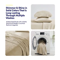 Sweet Home Collection Ultra Soft Microplush Solid Fleece Deep Pocket Sheet Set