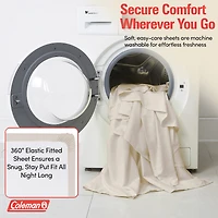 Coleman Microfiber Solid Wrinkle Resistant Sheet Set