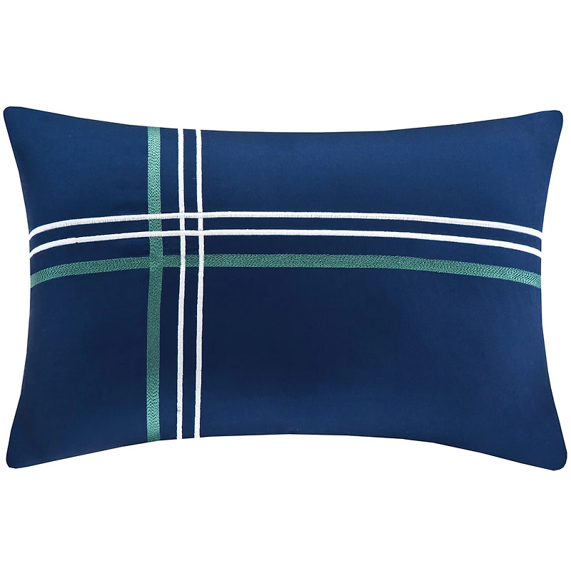Intelligent Design Cameron Plaid Quilt Set with Throw Pillow