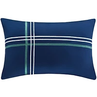 Intelligent Design Cameron Plaid Quilt Set with Throw Pillow