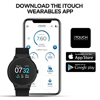 Itouch Womens Pink Smart Watch 500015r-C12
