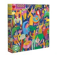 Eeboo Piece And Love Celebration 1000 Piece Rectangular Adult Jigsaw 1000-pc. Puzzle