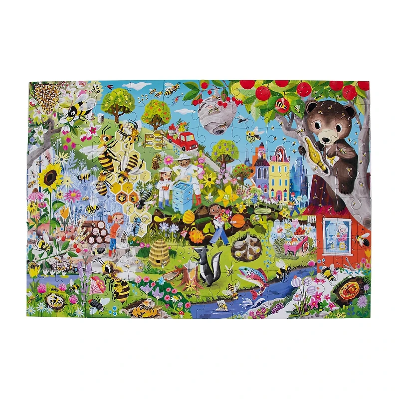 Eeboo Love Of Bees 100 Piece Jigsaw 100-pc. Puzzle