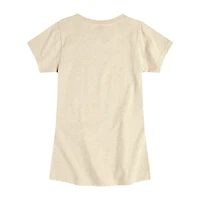 Big Kid Girls Crew Neck Short Sleeve Barbie T-Shirt