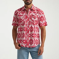 Lee Mens Short Sleeve Regular Fit Button-Down Shirt