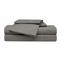 Oceanfront Resort Wavy Hem Solid Percale Sheet Set