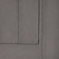 Oceanfront Resort Wavy Hem Solid Percale Sheet Set