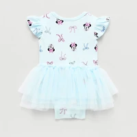 Baby Girls Short Sleeve Minnie Mouse Tutu Dress