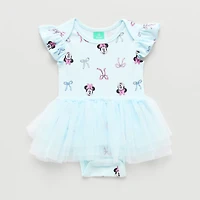 Baby Girls Short Sleeve Minnie Mouse Tutu Dress